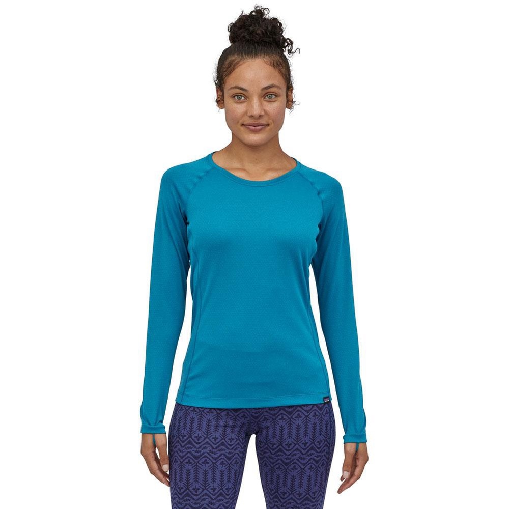Patagonia Capilene Base Layer thermal weight Blue Long Sleeve Shirt EUC Size-XS